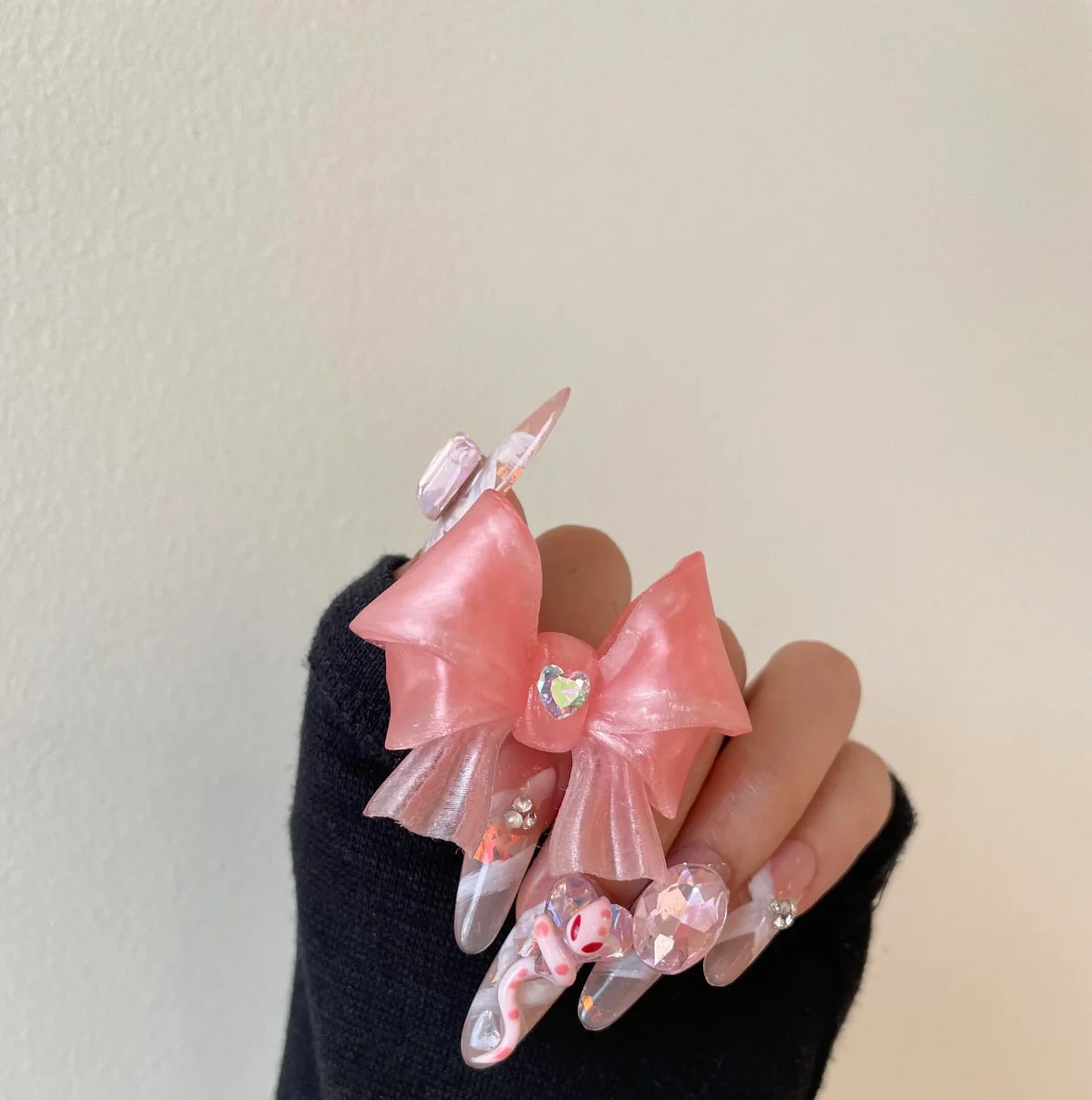 The One1| 3D Candy Pink Bow Ring