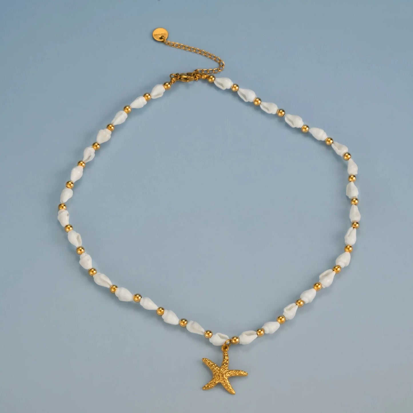 The One1| Conch and Starfish Necklace & Bracelet, Waterproof