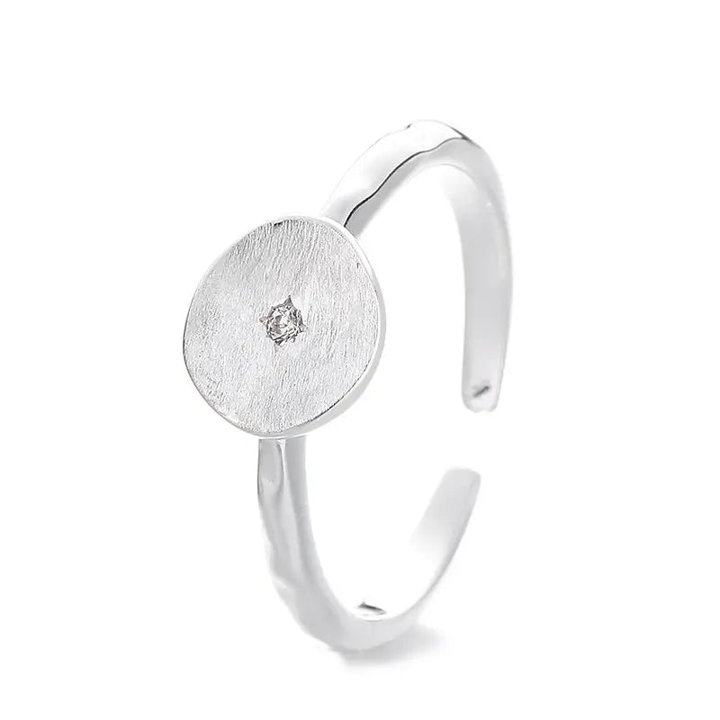 The One1| Luna Dot Ring, S925 Sliver