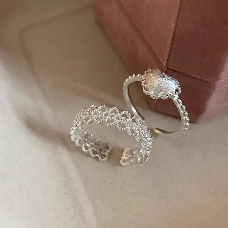 The One1| Sliver Heartlet Ring, Sterling Sliver