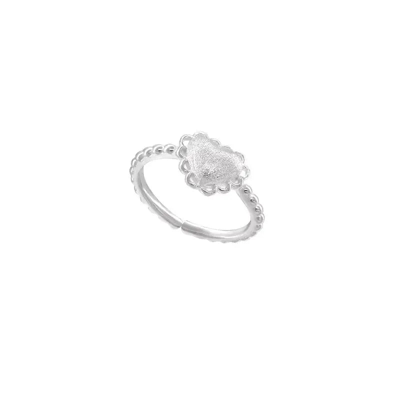 The One1| Sliver Heartlet Ring, Sterling Sliver