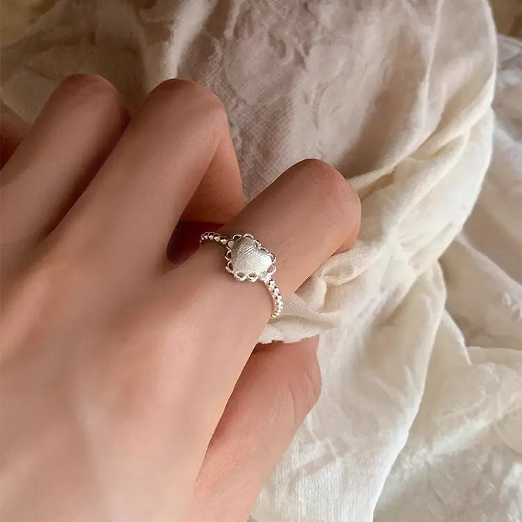 The One1| Sliver Heartlet Ring, Sterling Sliver