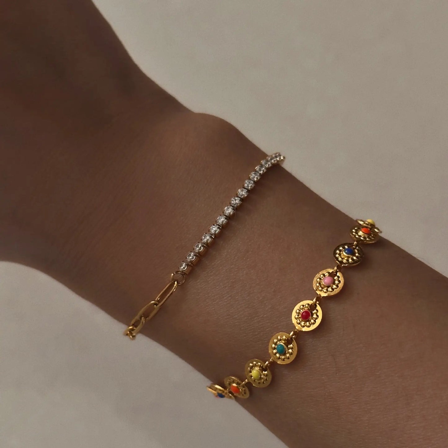 The One1| Rainbow Sun Set, Necklace, Bracelet, Anklet