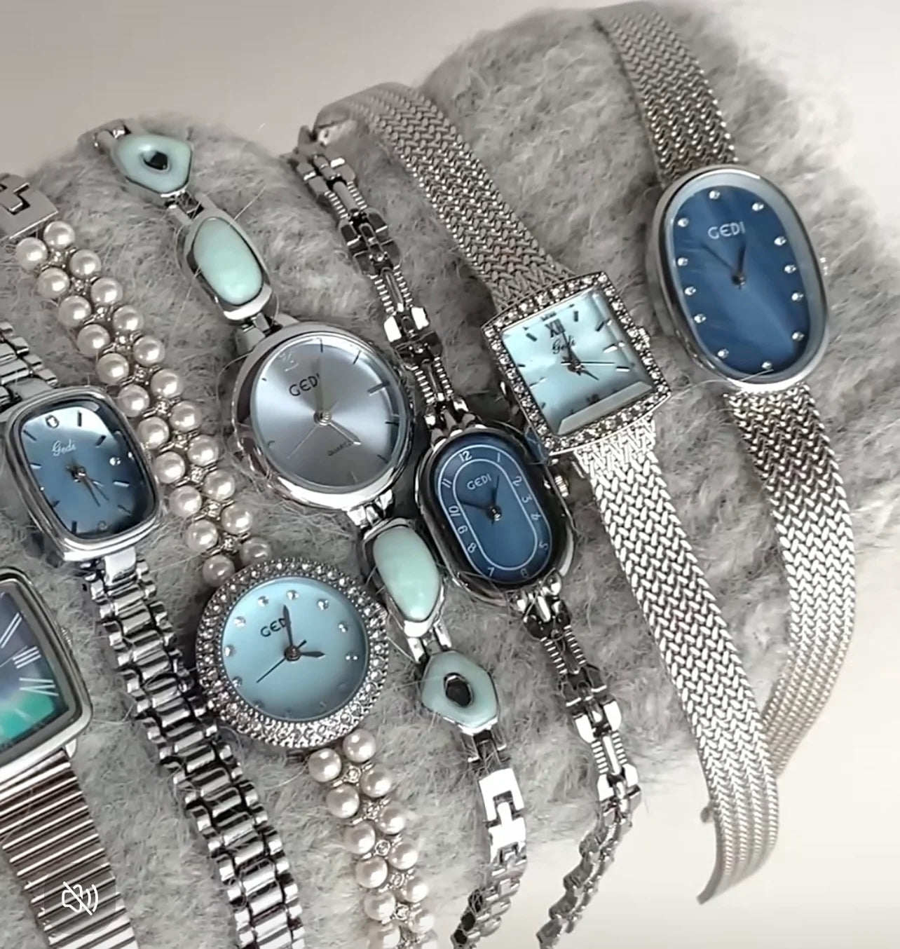 The One1| Fashion Iced Blue Watch