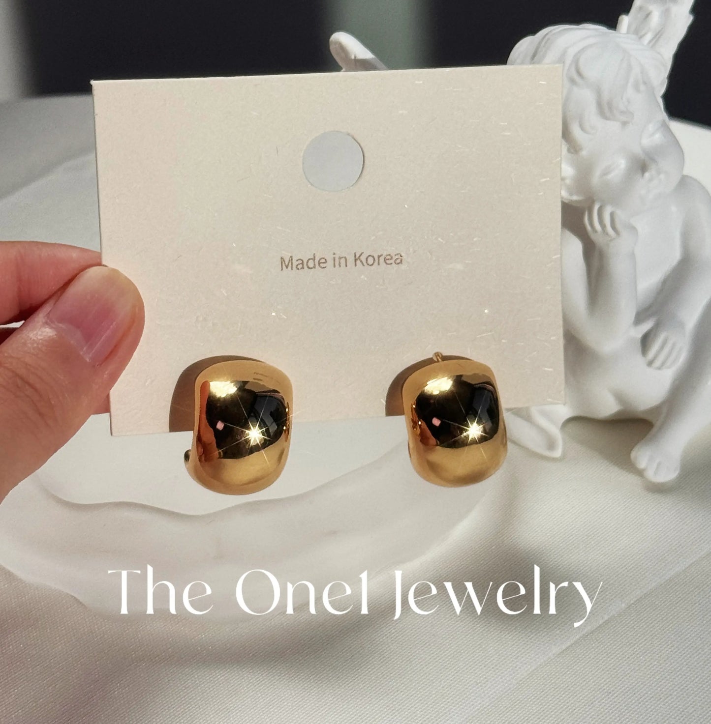 THE ONE1 - 24K Gold Classic Earrings