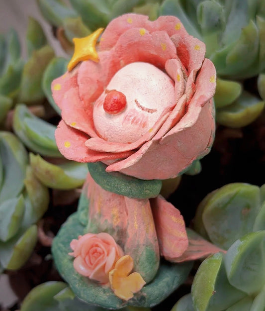 The One1| Pink Rose Fairy, Handmade craft, Best gift for her/kid