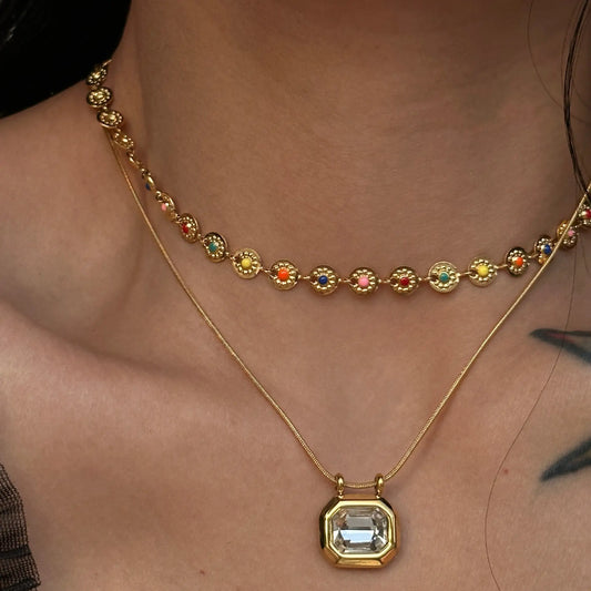 The One1| Rainbow Sun Set, Necklace, Bracelet, Anklet