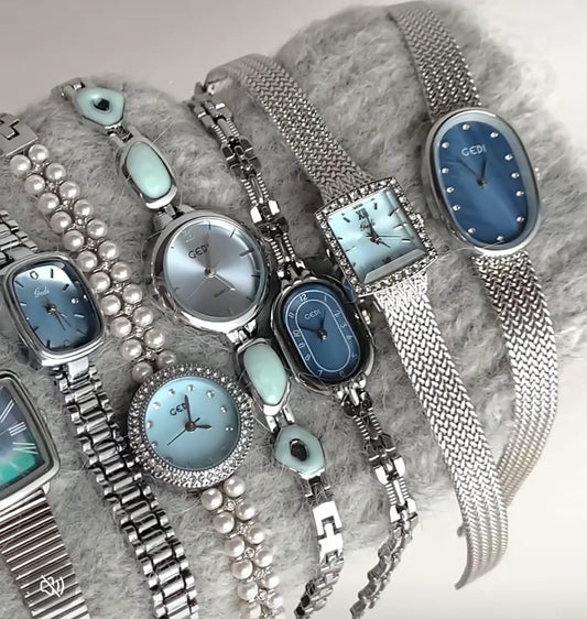 The One1| Fashion Iced Blue Watch