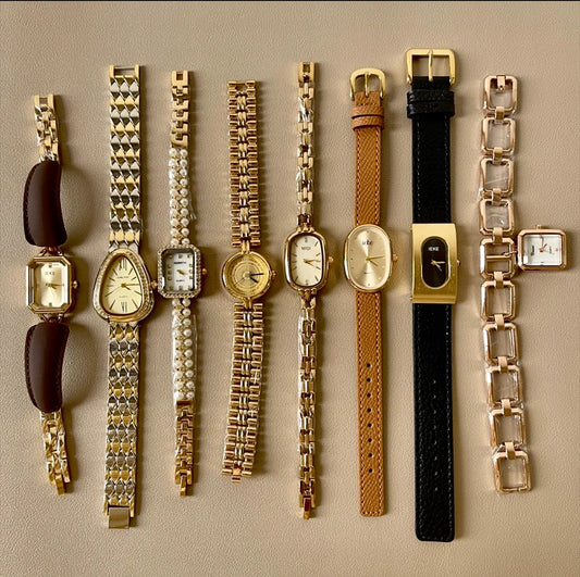 The One 1| Gold Vintage Fashion Watch